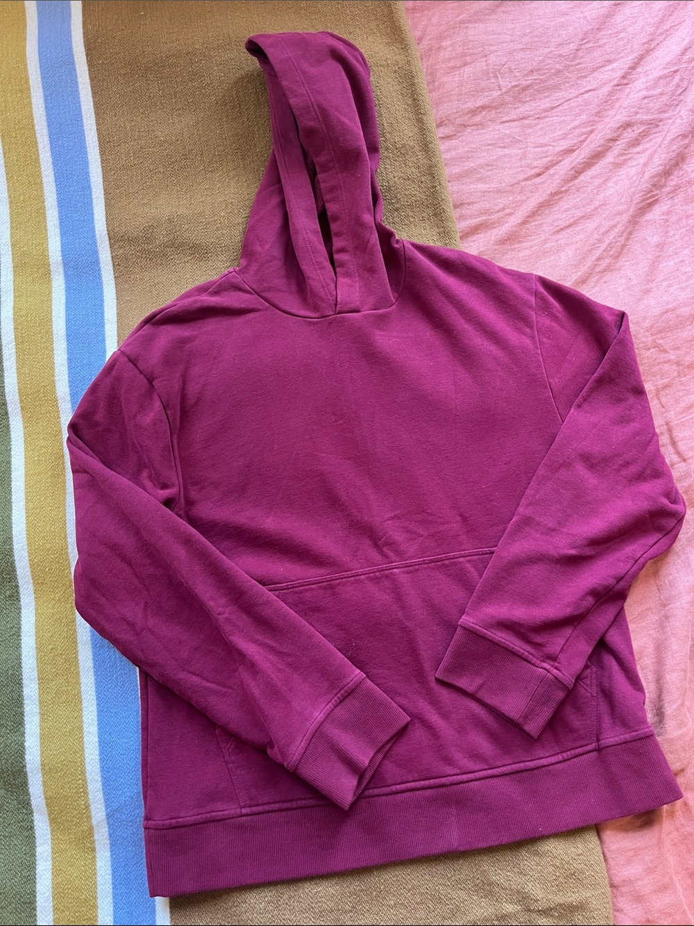 Beyond Yoga Deep Burgundy Hoodie Pullover